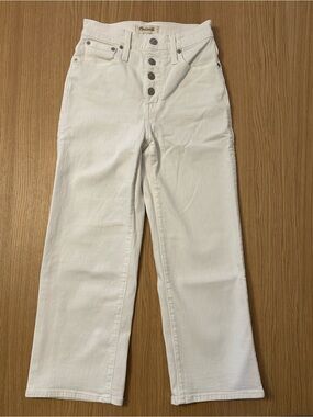Madewell Slim Wide-Leg Crop Jeans